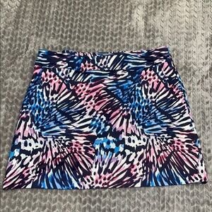 Coral Bay PL Golf Skorts. 2 Side Pockets. Elastic Pull On Waist. Multi Color